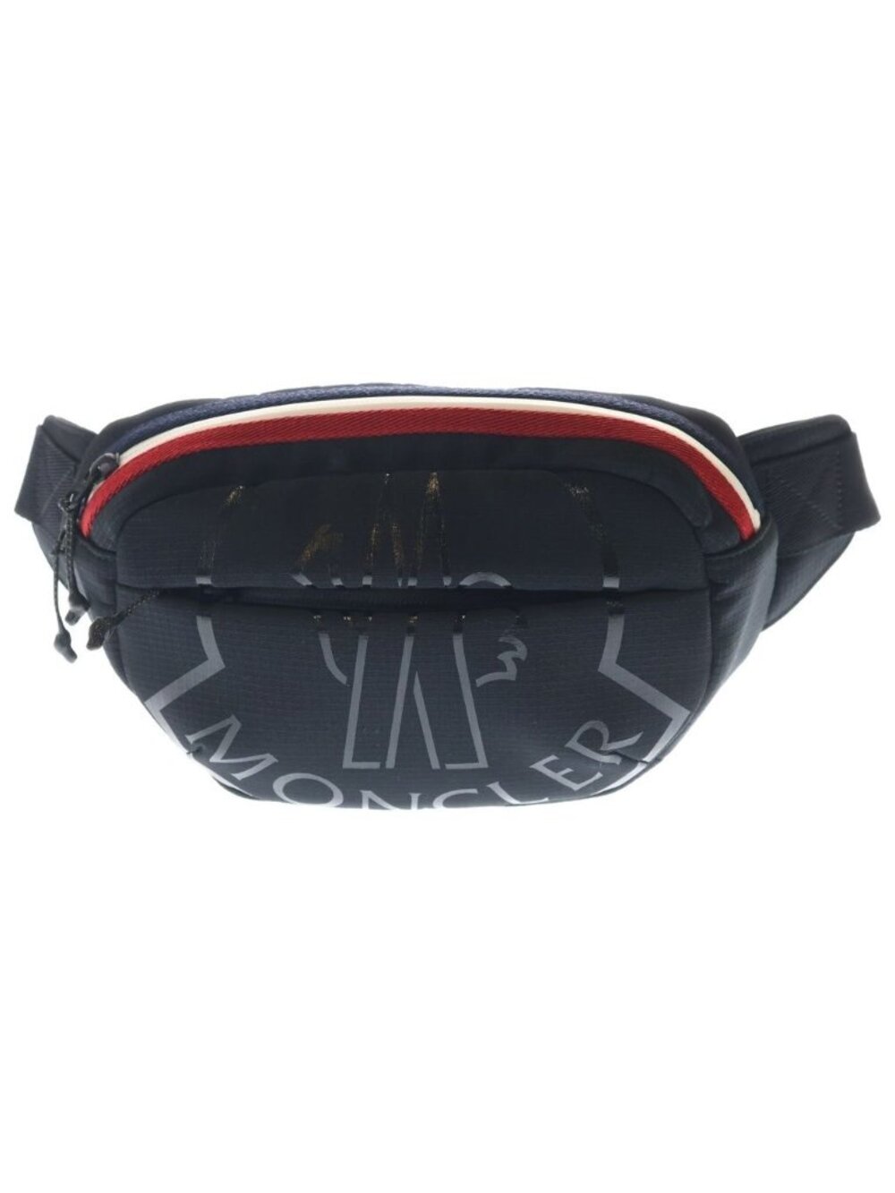Moncler Logo Cut Belt Bag Black